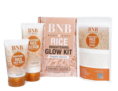 BNB Whitening Rice Extract Bright & Glow Kit