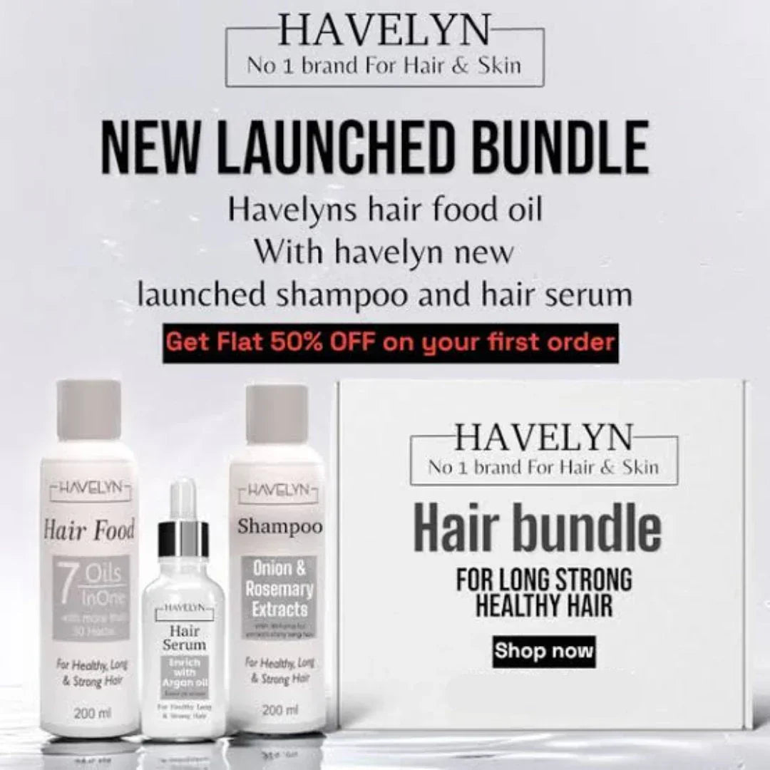 Havelyns Hair Food Oil With Havelyn New Launched Shampoo & Hair Serum