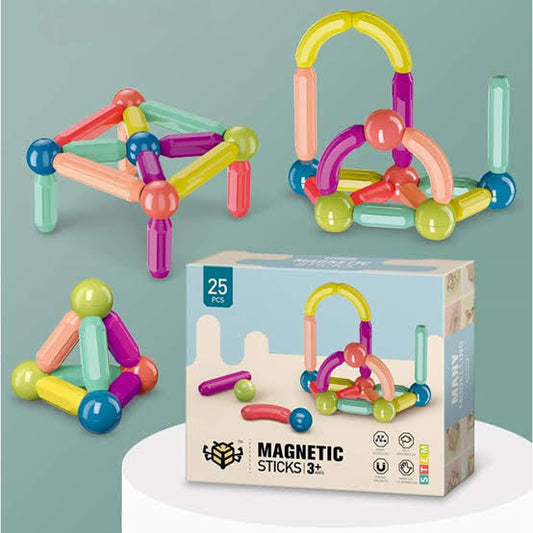 Intelligent Magnetic Construction Set for Brain Development (25 Pcs)