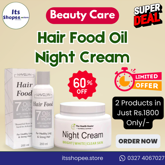 Super Deal: Hair Food Oil & Night Cream