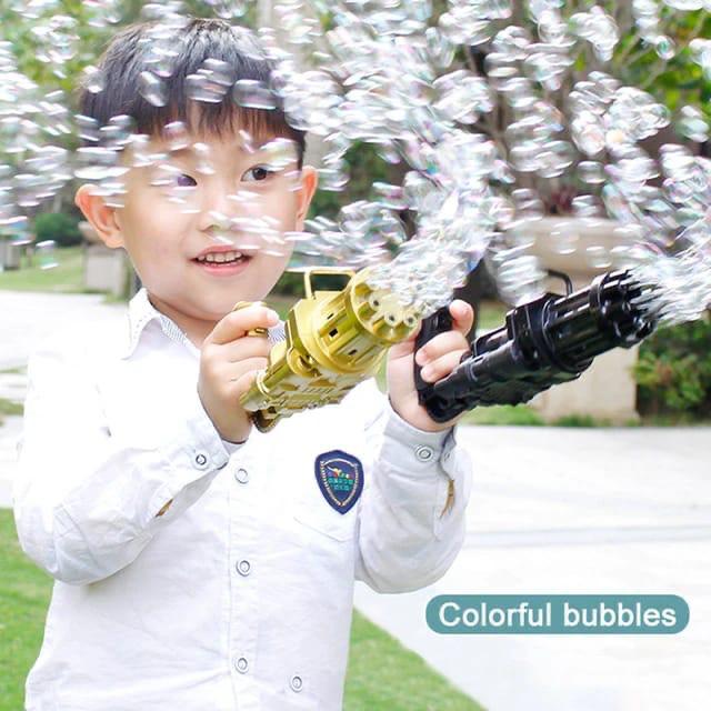 Kids Gatling Bubble Gun Toy